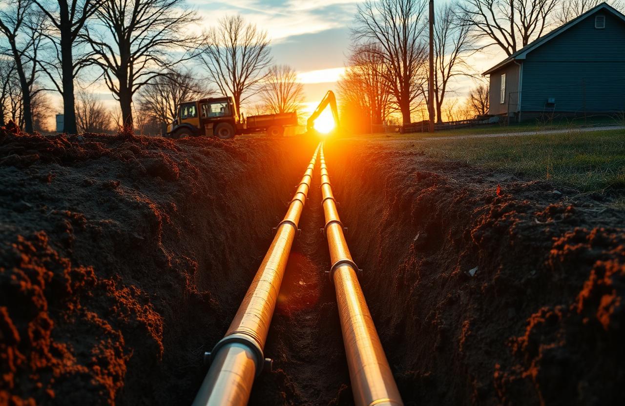 Trench Digging by FireLine Lawns in Brinkhaven, Ohio